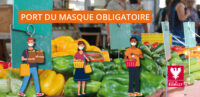 Port du masque sur les marchés