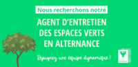A la recherche de notre apprenti(e) aux espaces verts !