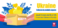 Ukraine : collecte de produits de première nécessité