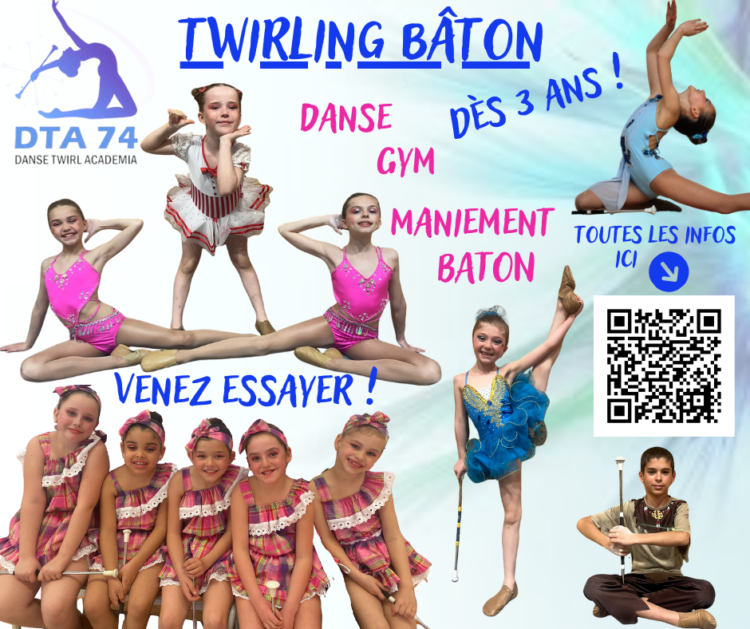 Venez essayer le twirling bâton !