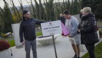Inauguration du Jardin du Souvenir