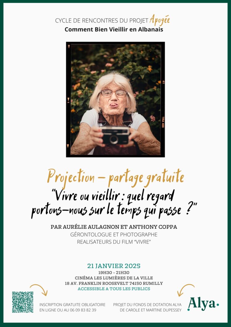 Projection – Partage : Quel regard portons-nous sur le temps qui passe ?