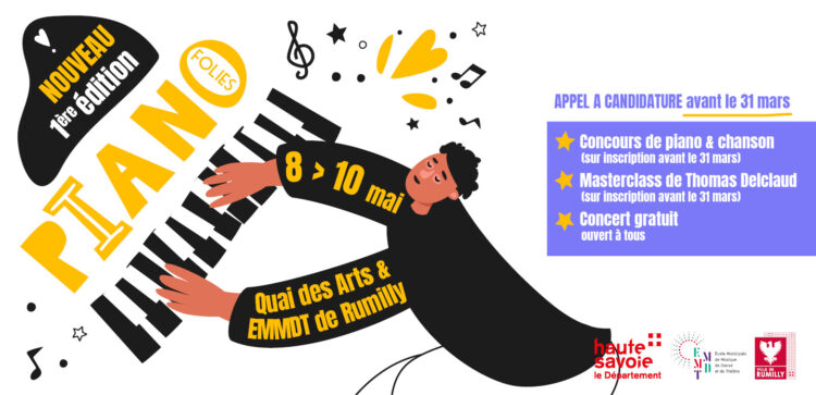 Piano Folies 2026 – Appel à candidature avant le 31 mars 2026
