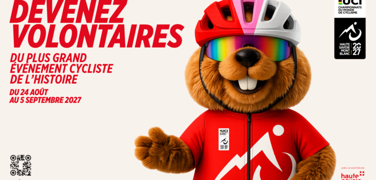 Devenez volontaires pour les Championnats du Monde de cyclisme 2027 !